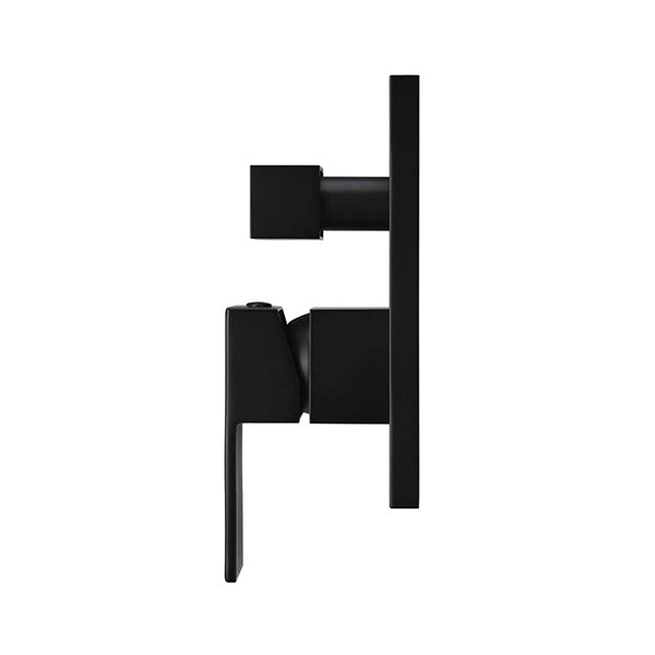 Square Diverter Mixer - Matte Black