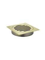 Load image into Gallery viewer, Square Floor Grate Shower Drain 100mm outlet - PVD Tiger Bronze
