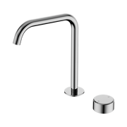 Serenity Progressive Bath/Kitchen Mixer Edge Spout With Metal Handle Chrome
