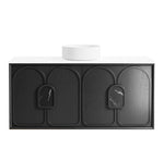 Load image into Gallery viewer, Laguna Black American Oak Wall Hung Vanity

