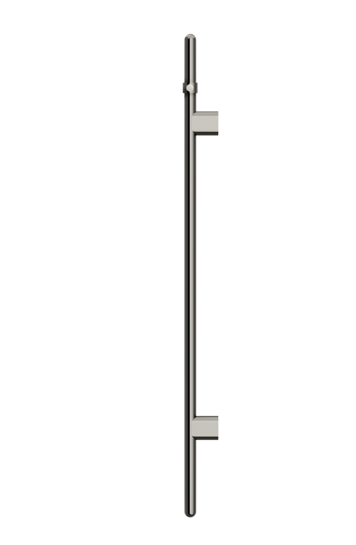 Heated Vertical Towel Rail - Shadow Gunmetal