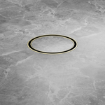 Load image into Gallery viewer, 100MM ROUND TILE INSERT FLOOR WASTE 50MM OUTLET BRUSHED GOLD
