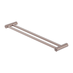 Load image into Gallery viewer, Zen SS316L Double Towel Rail 800mm Brushed Bronze
