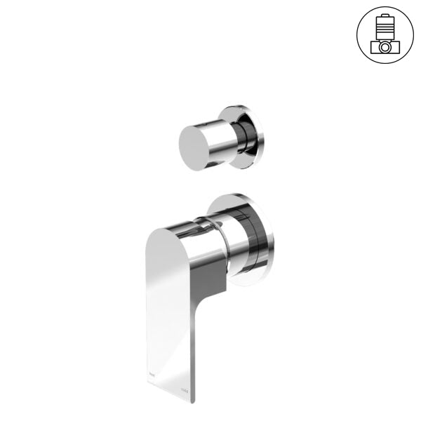 BIANCA SHOWER MIXER WITH DIVERTOR SEPARATE BACK PLATE CHROME
