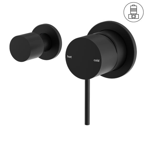 MECCA SHOWER MIXER WITH HORIZONTAL 2 WAY DIVERTOR MATTE BLACK