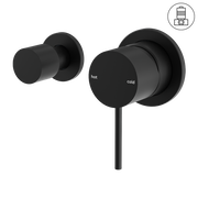 MECCA SHOWER MIXER WITH HORIZONTAL 2 WAY DIVERTOR MATTE BLACK