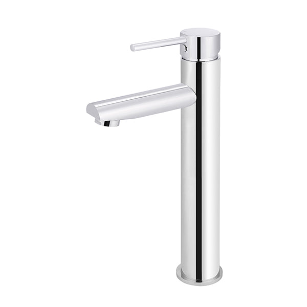 Round Tall Basin Mixer - Polished Chrome