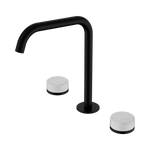 Load image into Gallery viewer, Serenity Bath/Kitchen Set Edge Spout With Carrara Handle Matte Black
