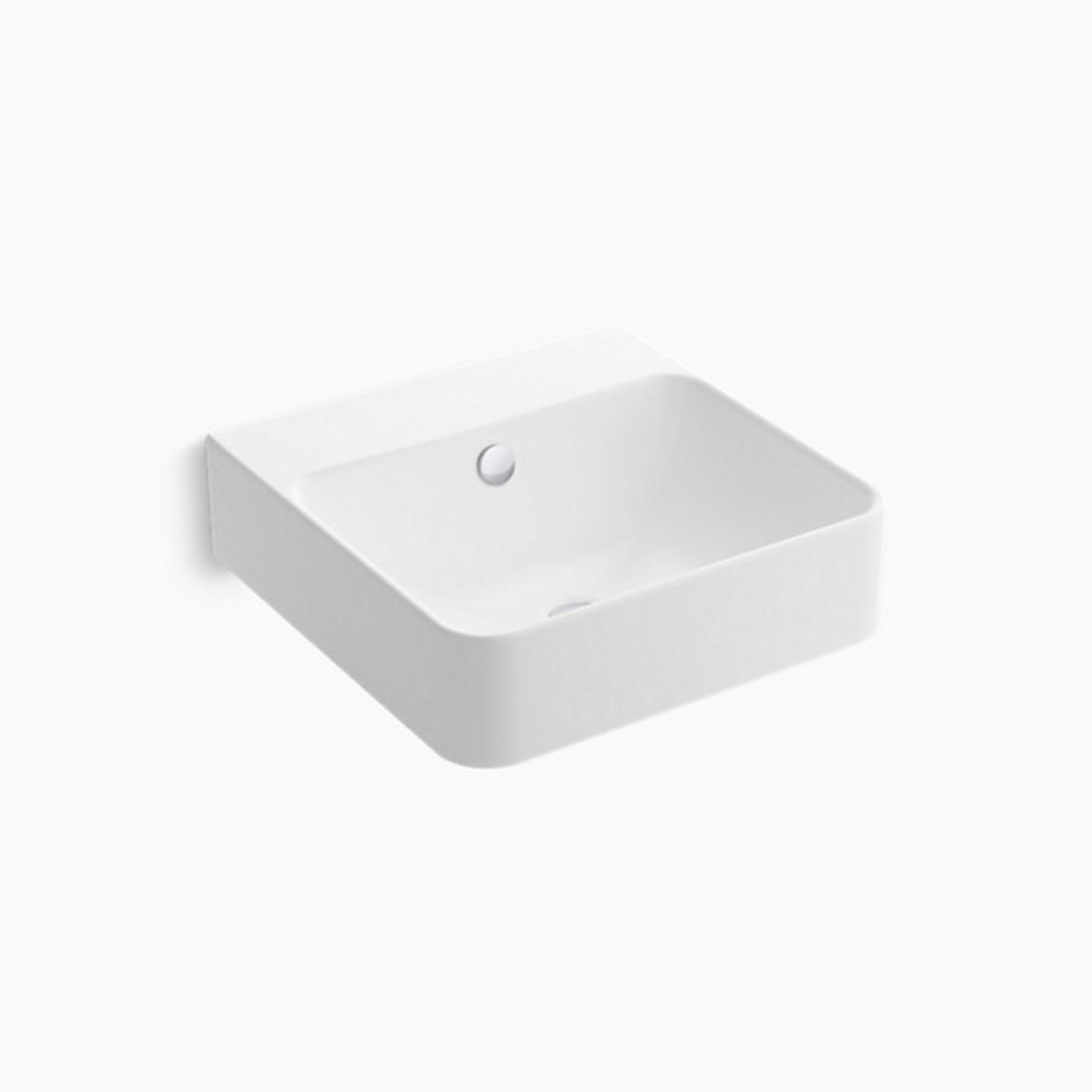 Forefront Wall Hung Basin 450mm, no tap hole