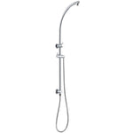 Load image into Gallery viewer, Round Chrome Shower Station without Shower Head and Handheld Shower(Stainless Steel Hose)
