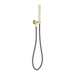 Load image into Gallery viewer, Zen SS316L Shower On Bracket With Outdoor Shower Hose Brushed Gold
