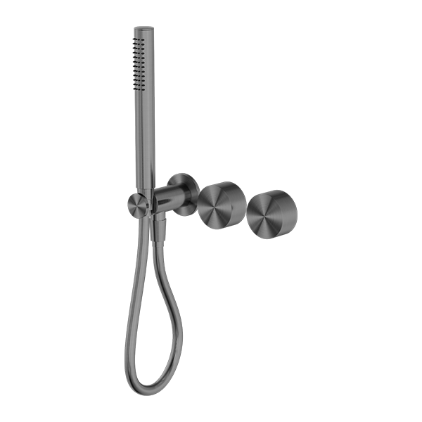 KARA PROGRESSIVE SHOWER SYSTEM SEPARATE PLATE GUN METAL