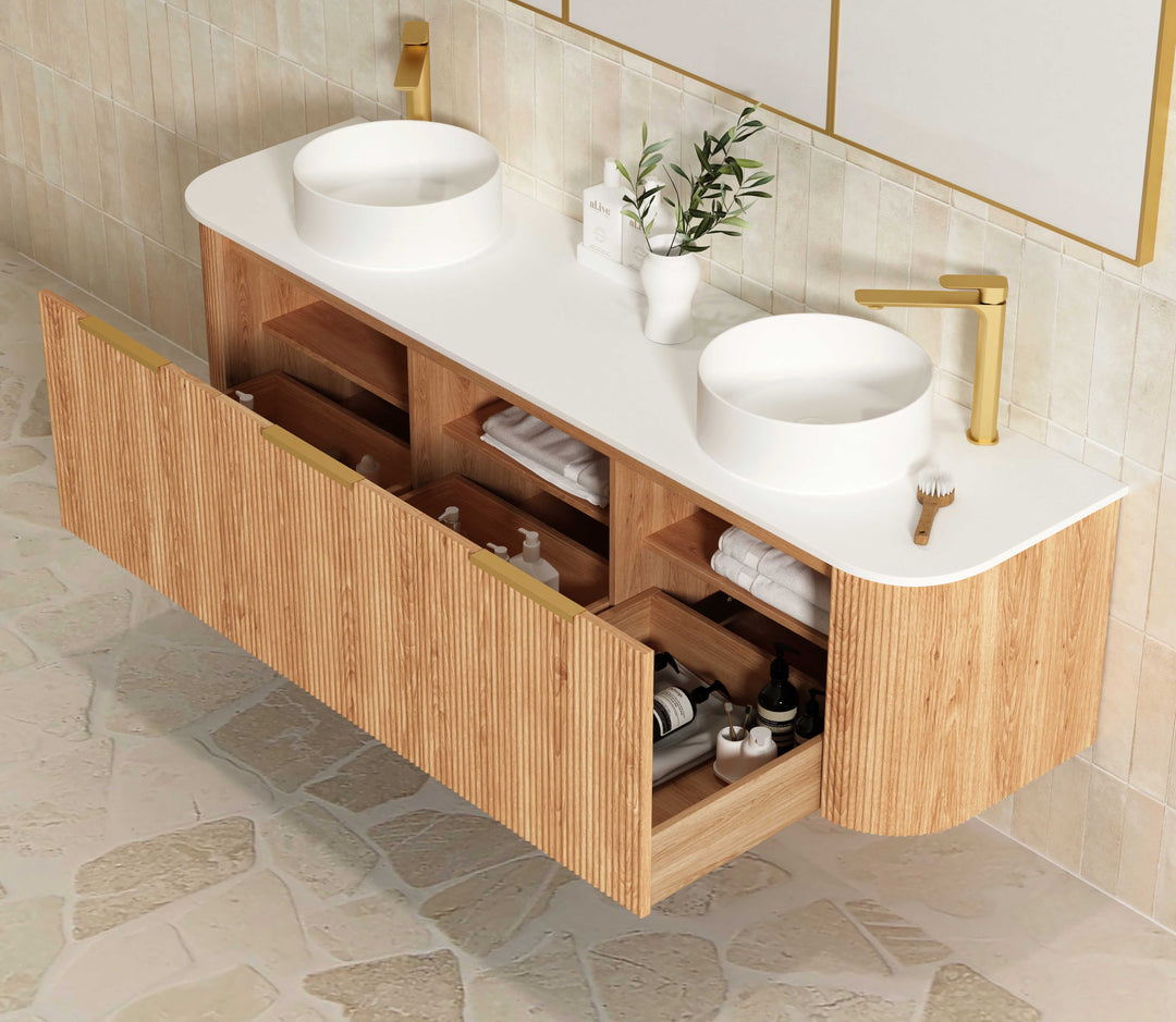 Bondi Woodland Oak Wall Hung Vanity
