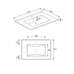 Load image into Gallery viewer, Laguna Black American Oak Wall Hung Vanity
