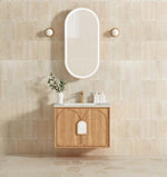 Load image into Gallery viewer, Laguna Natural Oak Wall Hung Vanity
