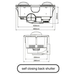 Load image into Gallery viewer, EXHAUST FAN WITH 12W TRICOLOUR PANEL LIGHT

