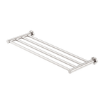 Load image into Gallery viewer, MECCA TOWEL RACK BRUSHED NICKEL
