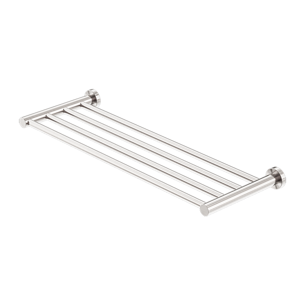 MECCA TOWEL RACK BRUSHED NICKEL