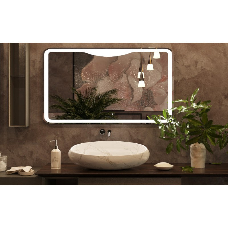 Belbagno Rectangular LED Bathroom Wall Mirror
