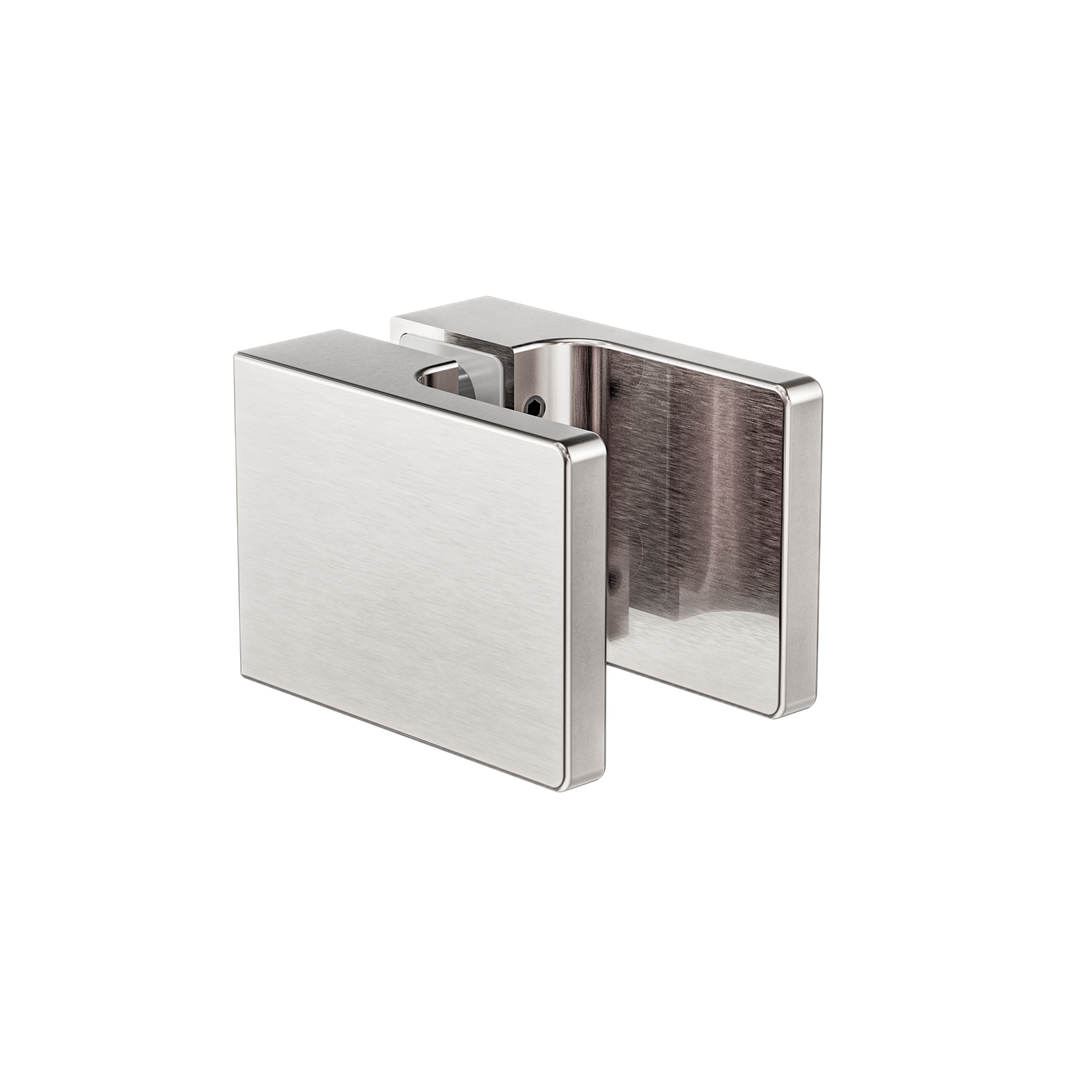 SQUARE SHOWER KNOB HANDLE BRUSHED NICKEL
