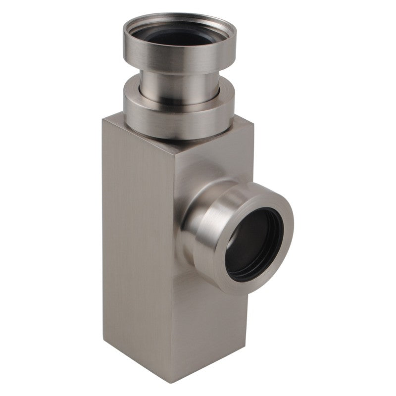 Brushed Nickel Bottle Trap 32mm