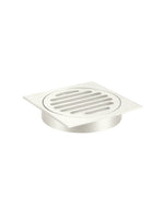 Load image into Gallery viewer, Square Floor Grate Shower Drain 100mm outlet - PVD Brushed Nickel
