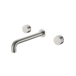 Load image into Gallery viewer, KARA WALL BASIN SET 180MM BRUSHED NICKEL

