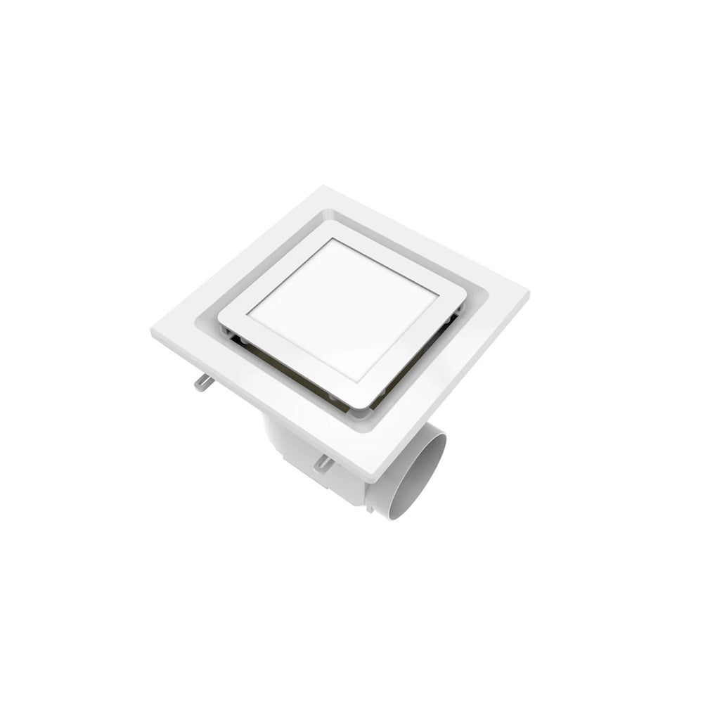 AllAir Classic 8" LED  SQUARE CEILING MOUNTED EXH