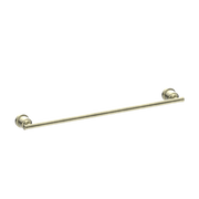 YORK SINGLE TOWEL RAIL 600MM AGED BRASS