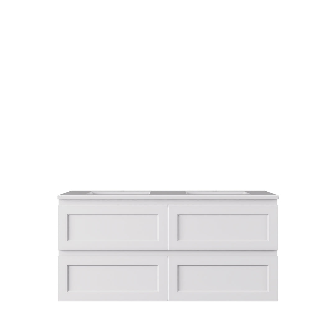 Hamilton Federation Wall Hung Cabinet Matte White