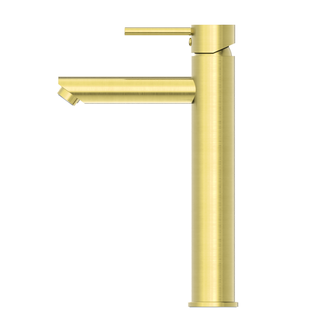 DOLCE TALL BASIN MIXER BRUSHED GOLD