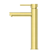 DOLCE TALL BASIN MIXER BRUSHED GOLD