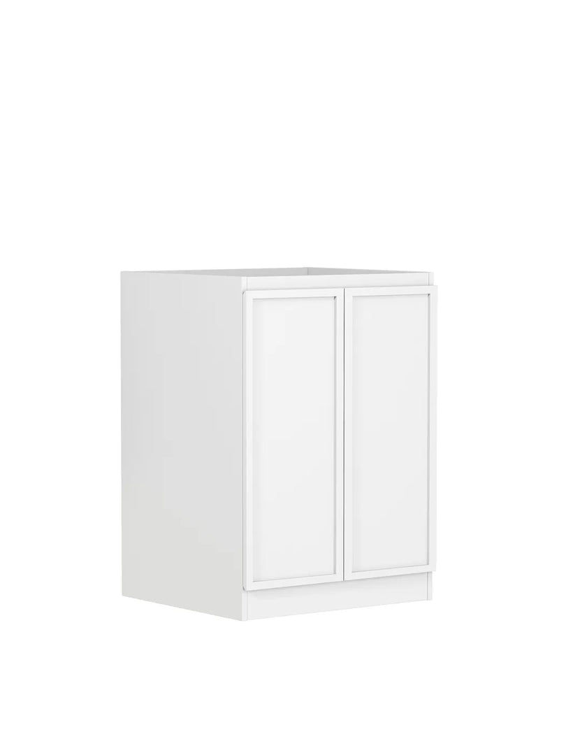 Hampshire White Base Laundry Cabinet with 1300mm Pure White Top
