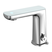 CLAUDIA SENSOR MIXER WITH WHITE TOP DISPLAY CHROME