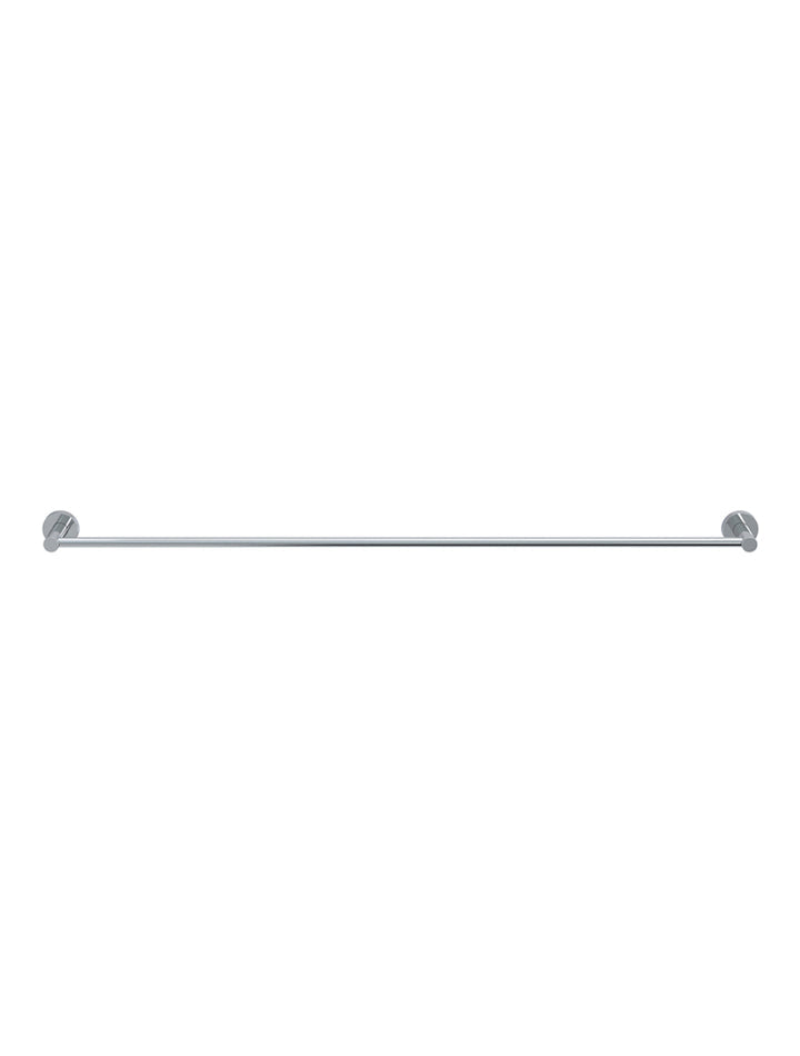 Round Single Towel Rail 900mm - Polished Chrome