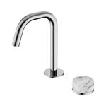 Load image into Gallery viewer, Serenity Progressive Basin Mixer Edge Spout With Arabescato Corchia Handle Chrome
