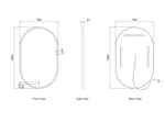 Load image into Gallery viewer, LED Noosa Metal Frame Mirror
