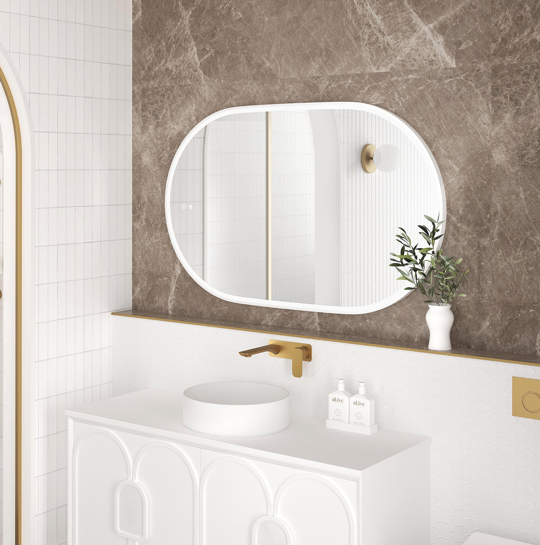 LED Noosa Metal Frame Mirror