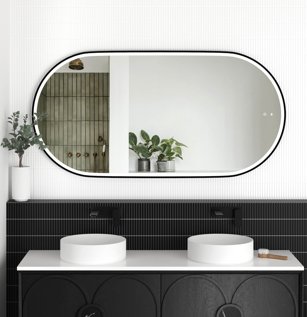 LED Noosa Metal Frame Mirror