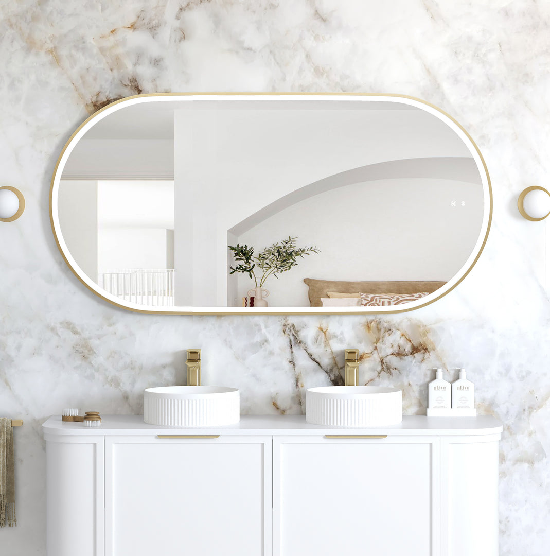 LED Noosa Metal Frame Mirror