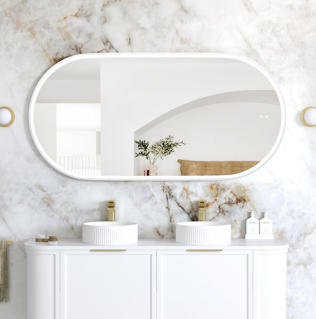 LED Noosa Metal Frame Mirror