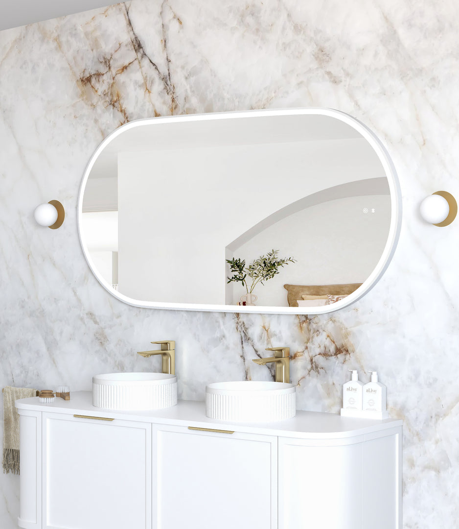 LED Noosa Metal Frame Mirror