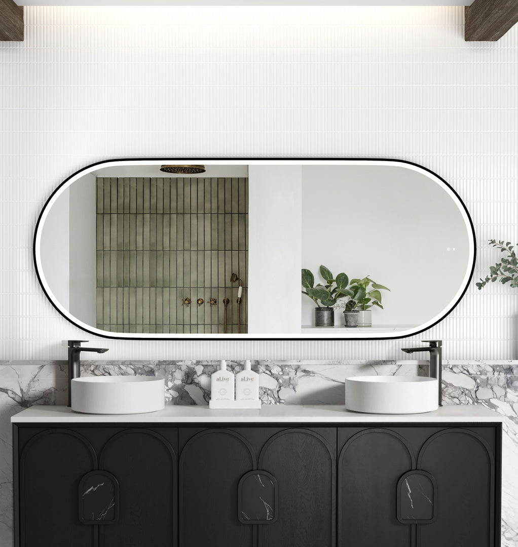 LED Noosa Metal Frame Mirror