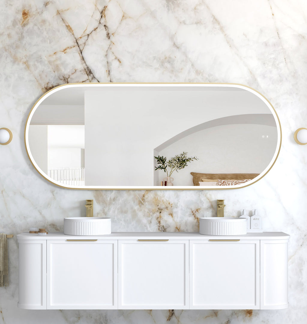 LED Noosa Metal Frame Mirror