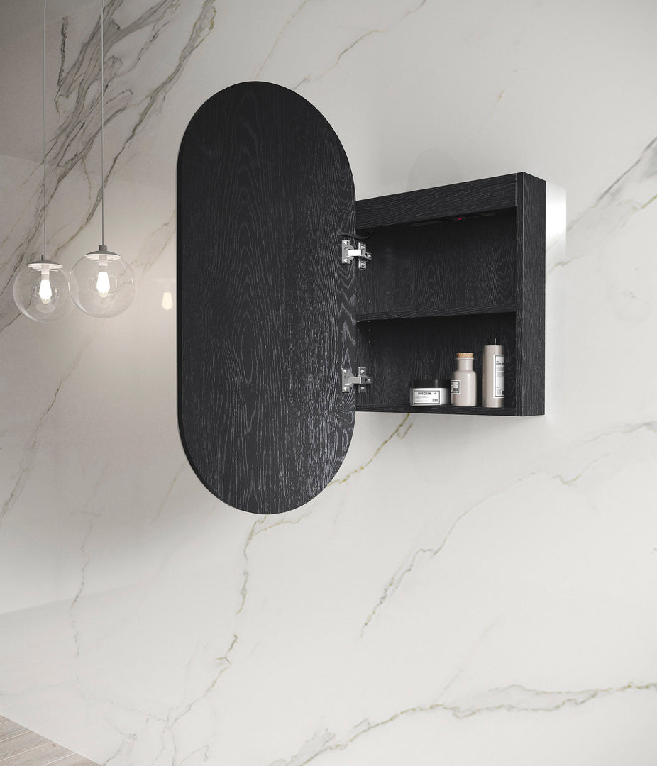 LED Noosa 900x450 Shaving Cabinet