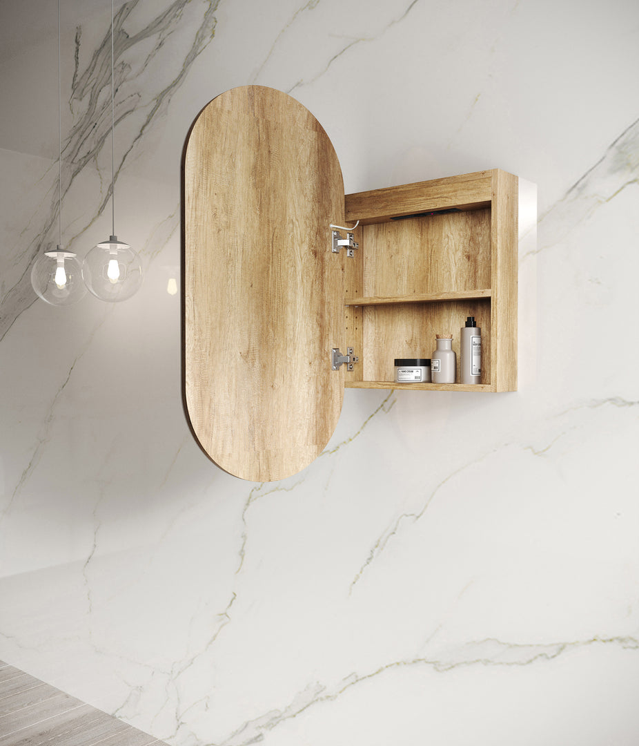 LED Noosa 900x450 Shaving Cabinet