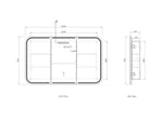 Load image into Gallery viewer, LED Newport White Shaving Cabinet
