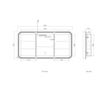 Load image into Gallery viewer, LED Newport White Shaving Cabinet
