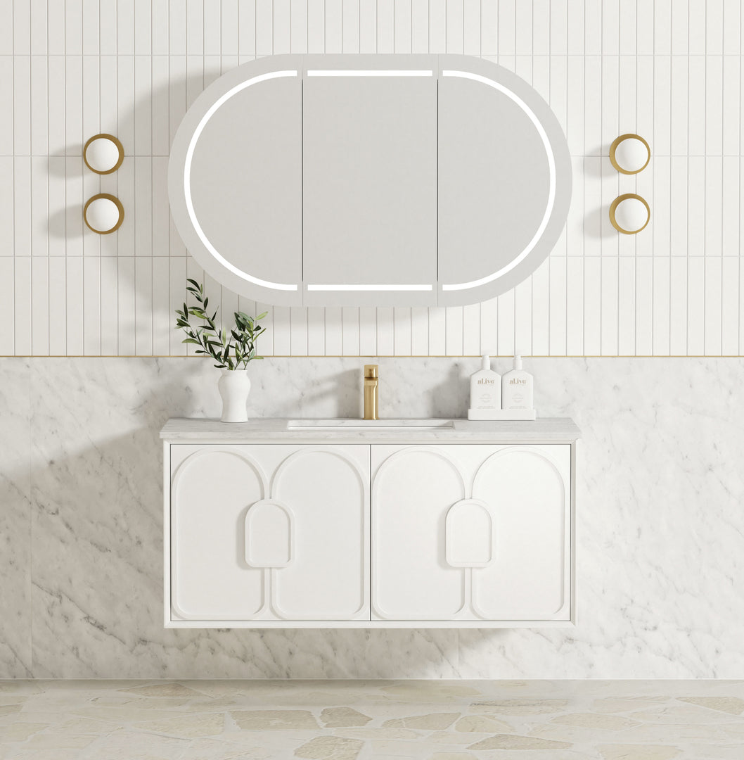 Laguna White Wall Hung Vanity