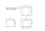 Load image into Gallery viewer, Agena Fluted Wood Grain Wall Hung Vanities Coastal Oak
